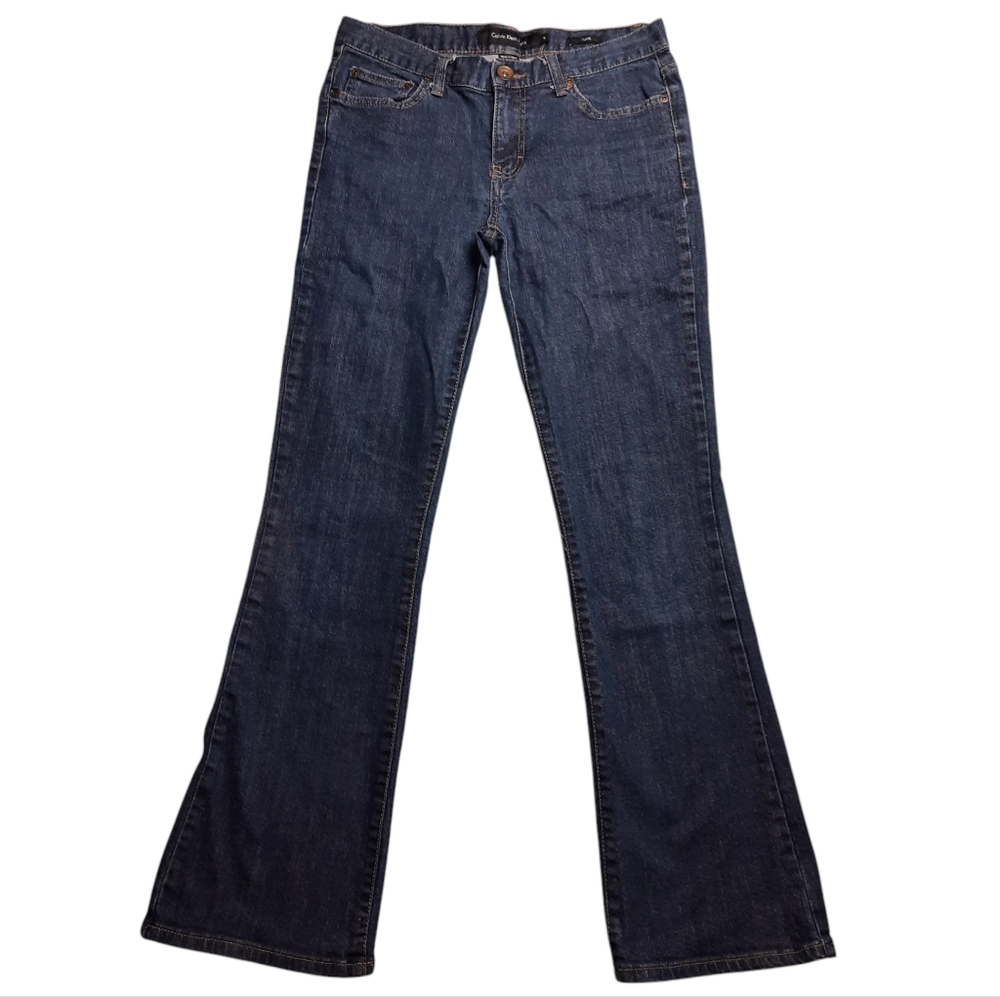 Calvin Klein Jeans Mid-Rise Flare Blue Jeans SZ 6